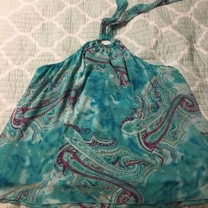 Beautiful Lined Halter Tank from Lane Bryant